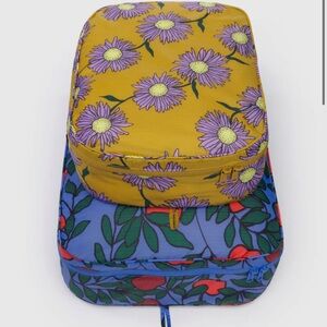 NWOT Baggu Packing Cube Set, Medium & Large, Night Orchard